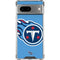 NFL Tennessee Titans Large Logo Google Pixel 7a Clear Case